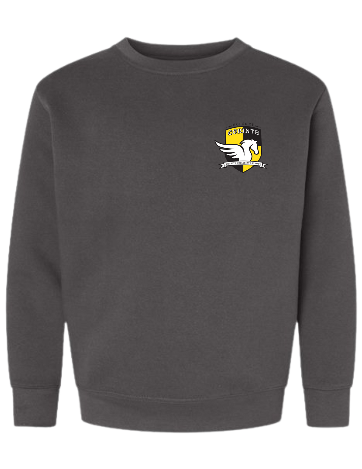 House Crest on Grey Sweatshirt