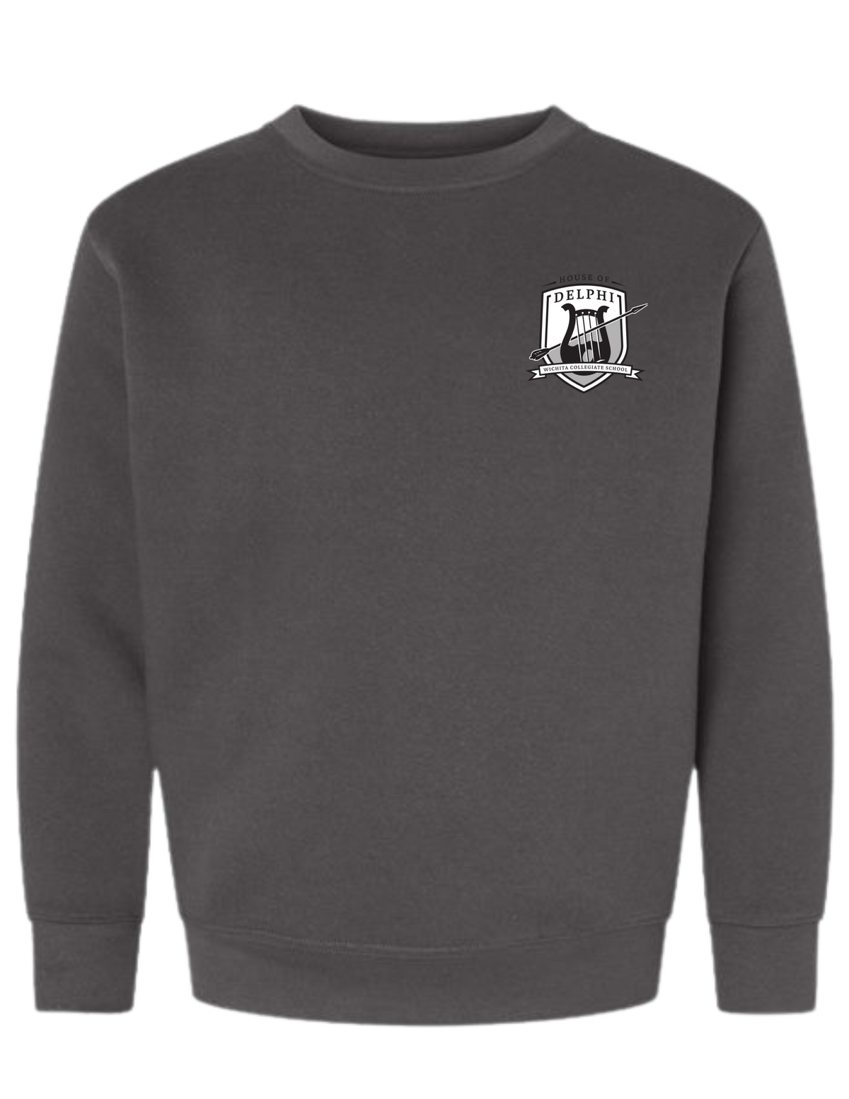 House Crest on Grey Sweatshirt