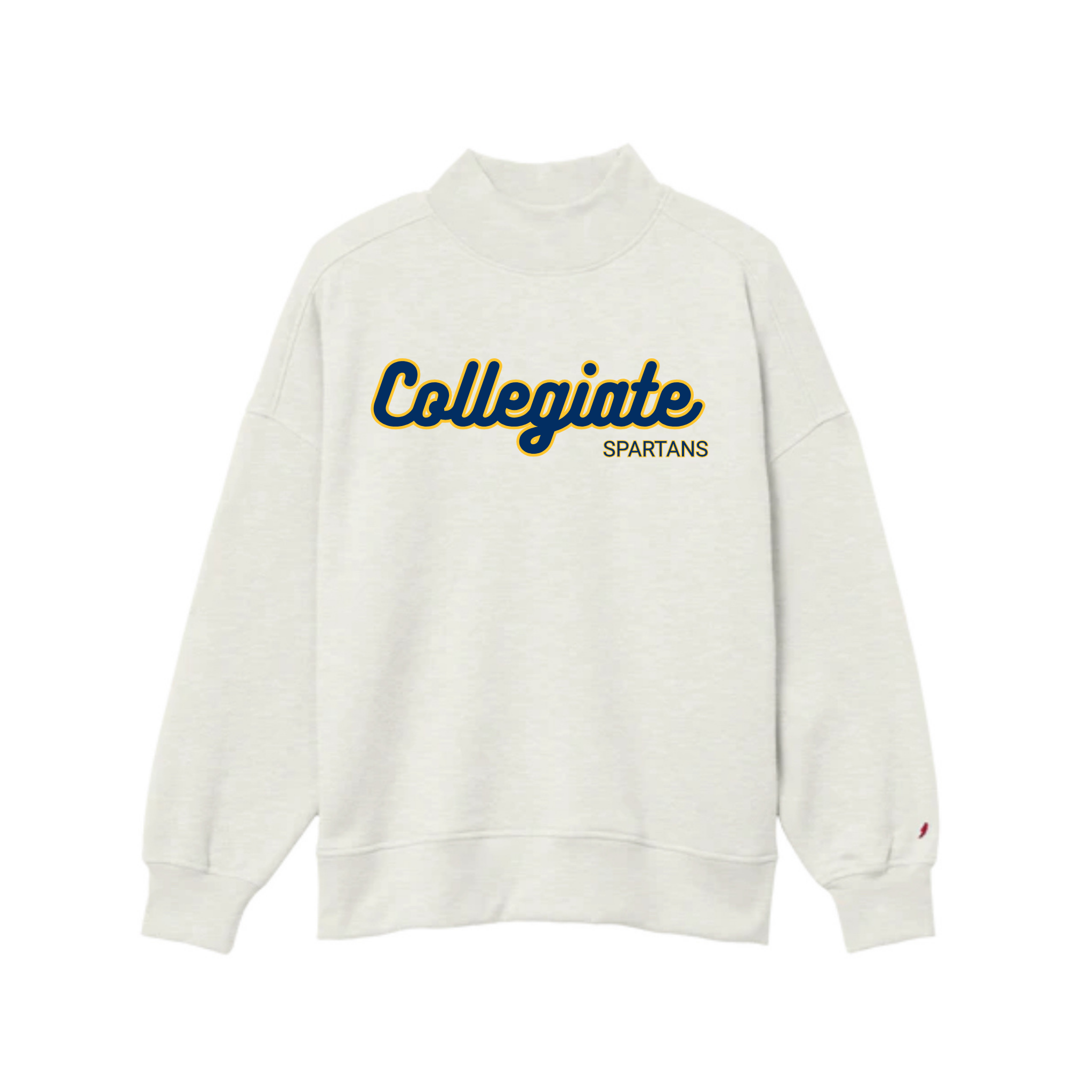 Collegiate Spartans Mock Neck Sweatshirt
