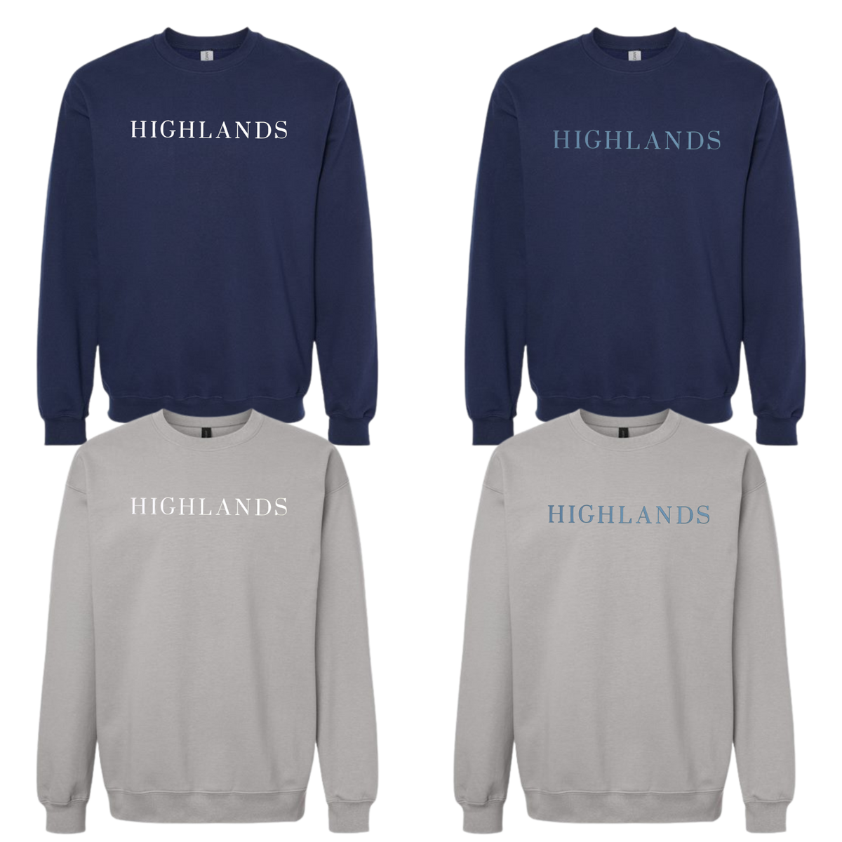 Highlands Embroidered Crewneck