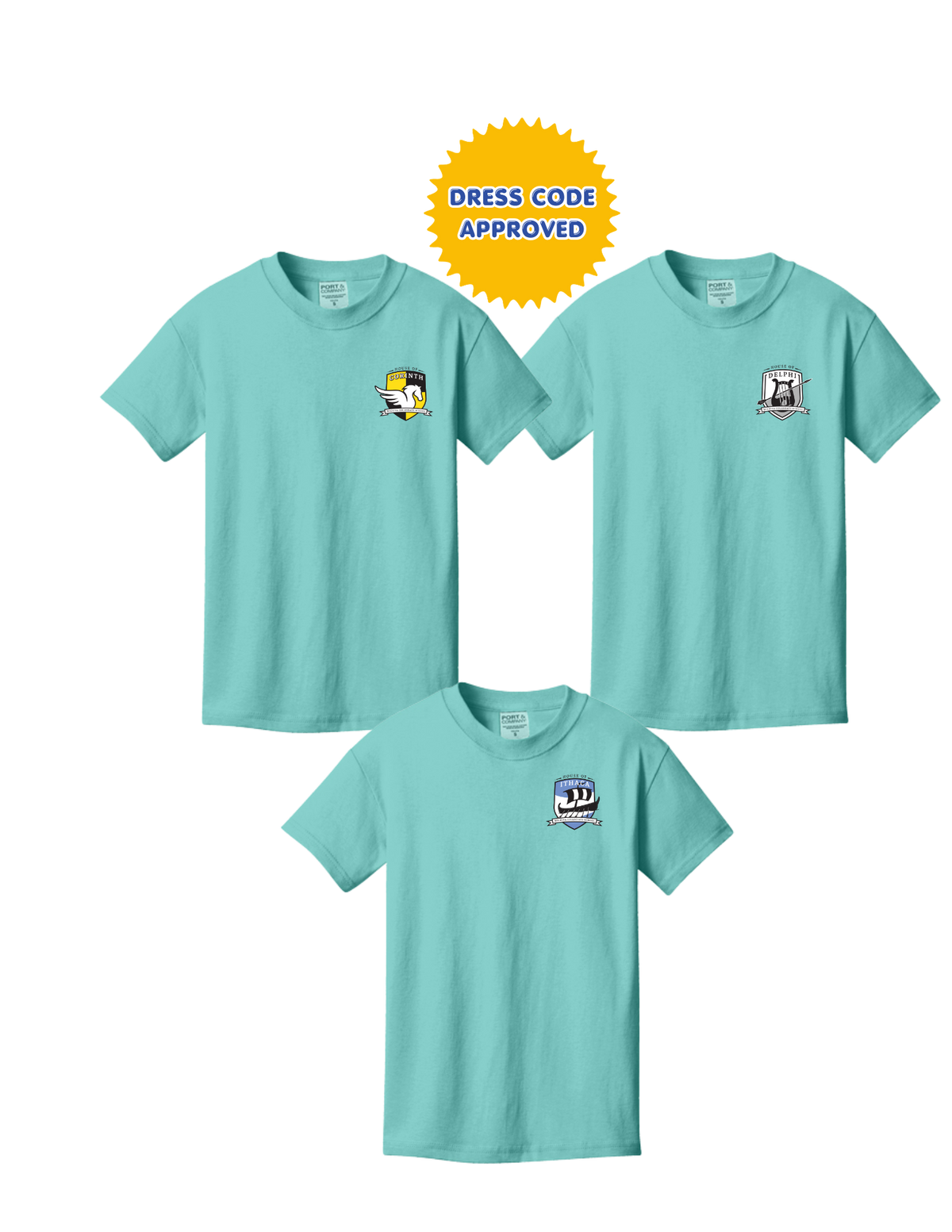 Garment Dyed House Badge T