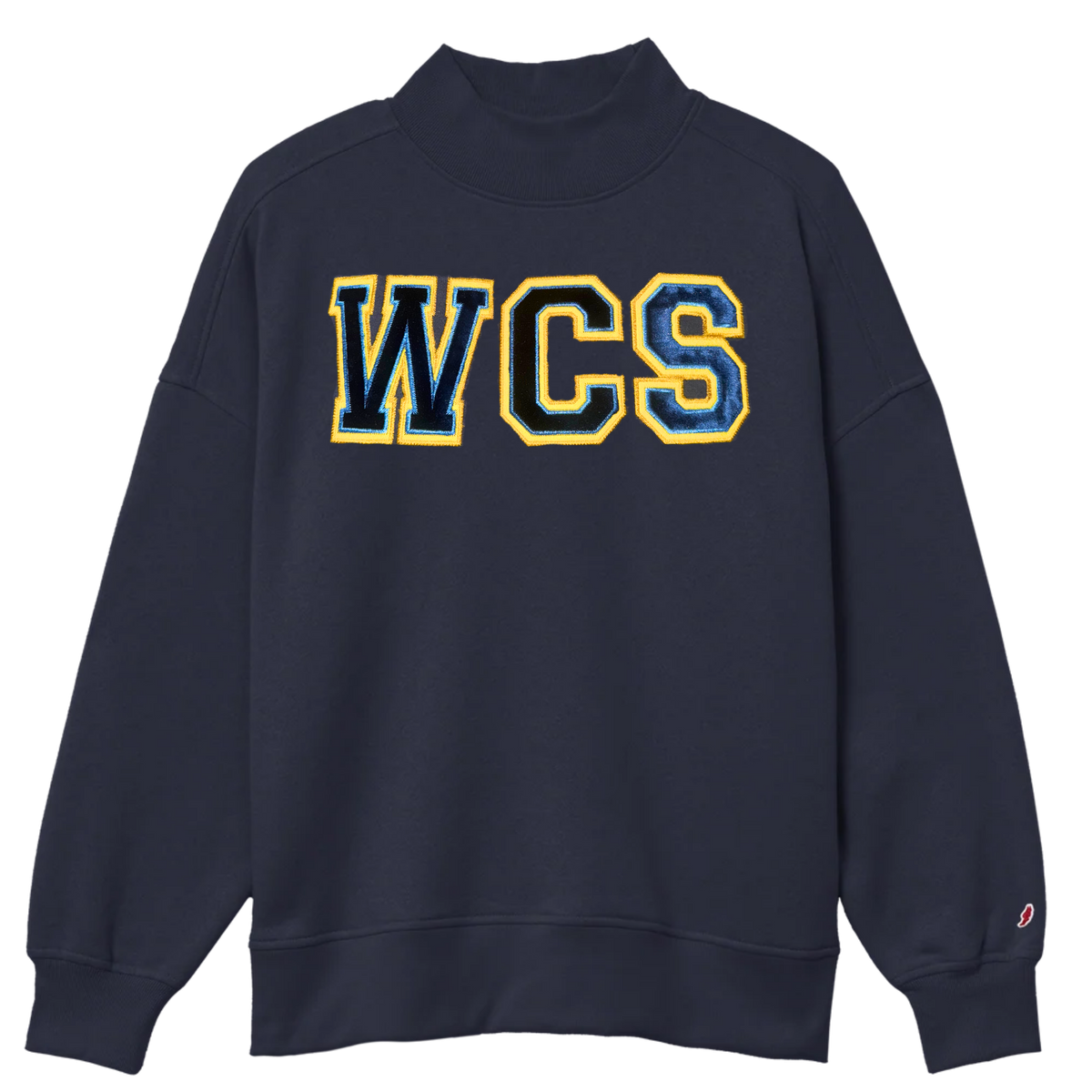 WCS Two-Layer Applique Mockneck